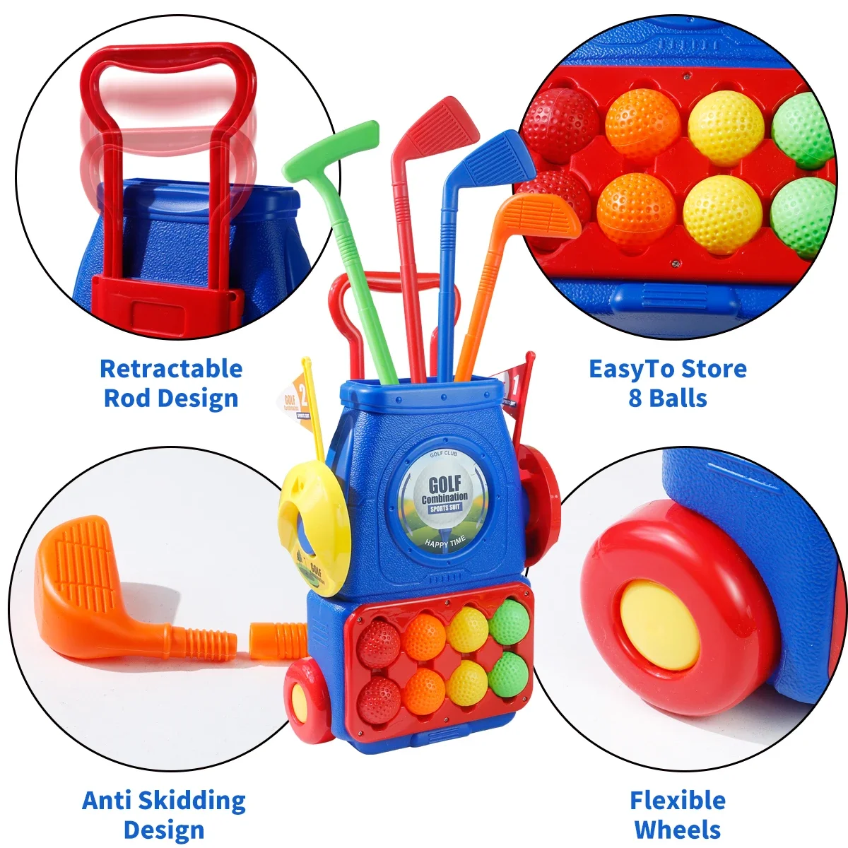 Upgraded Kids Golf Cart Toy wi - Golf Equipment For Kids recensione e prezzo