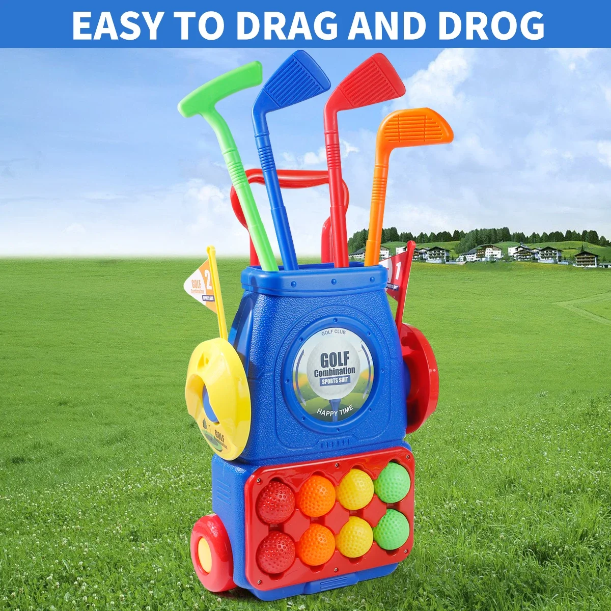 Upgraded Kids Golf Cart Toy wi - Golf Equipment For Kids recensione e prezzo